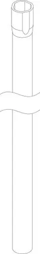 BOSCH-Rohr-Tauchrohr-75L-Laenge-721mm-87182238420 gallery number 1